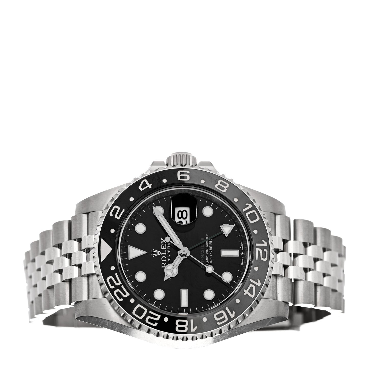 Stainless Steel 40mm Oyster Perpetual Date GMT Master II Bruce Wayne Watch Black 126710GRNR