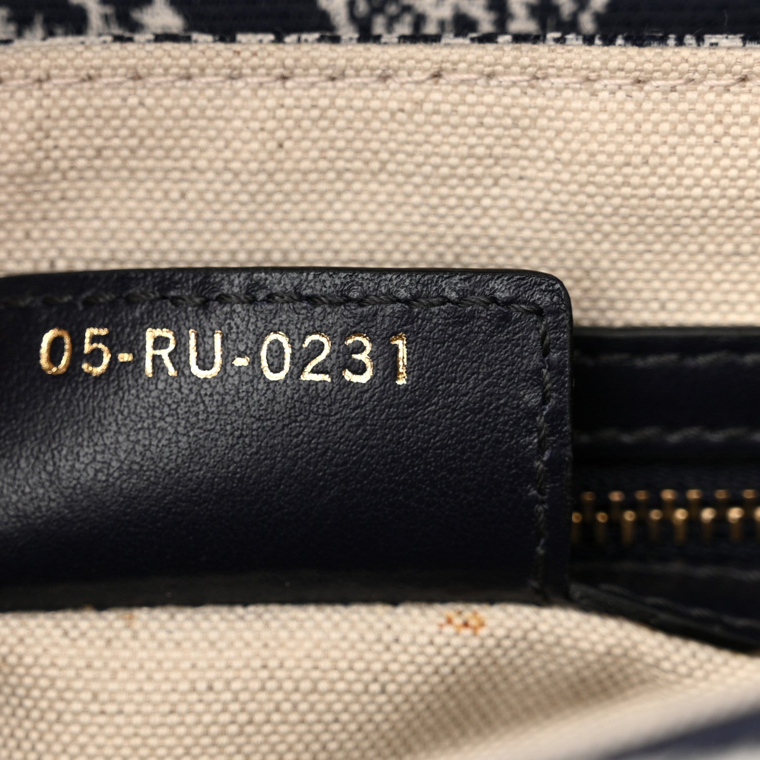 Christian Dior Canvas Embroidered Dioriviera Saddle Bag Blue 7 of 11
