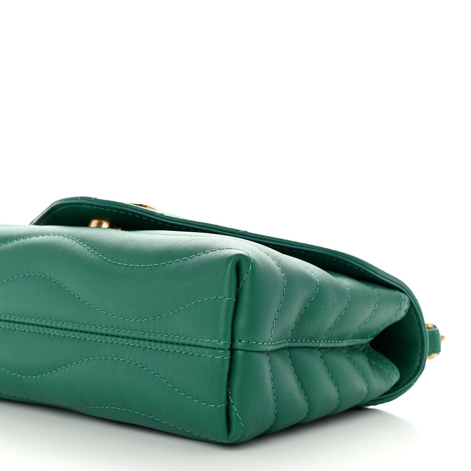Louis Vuitton Calfskin New Wave Chain Bag MM NM Emerald 9 of 9