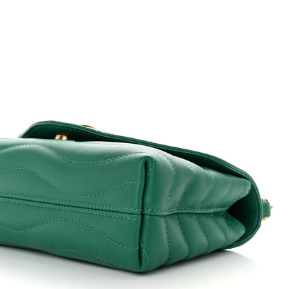 Louis Vuitton Calfskin New Wave Chain Bag MM NM Emerald 9 of 9