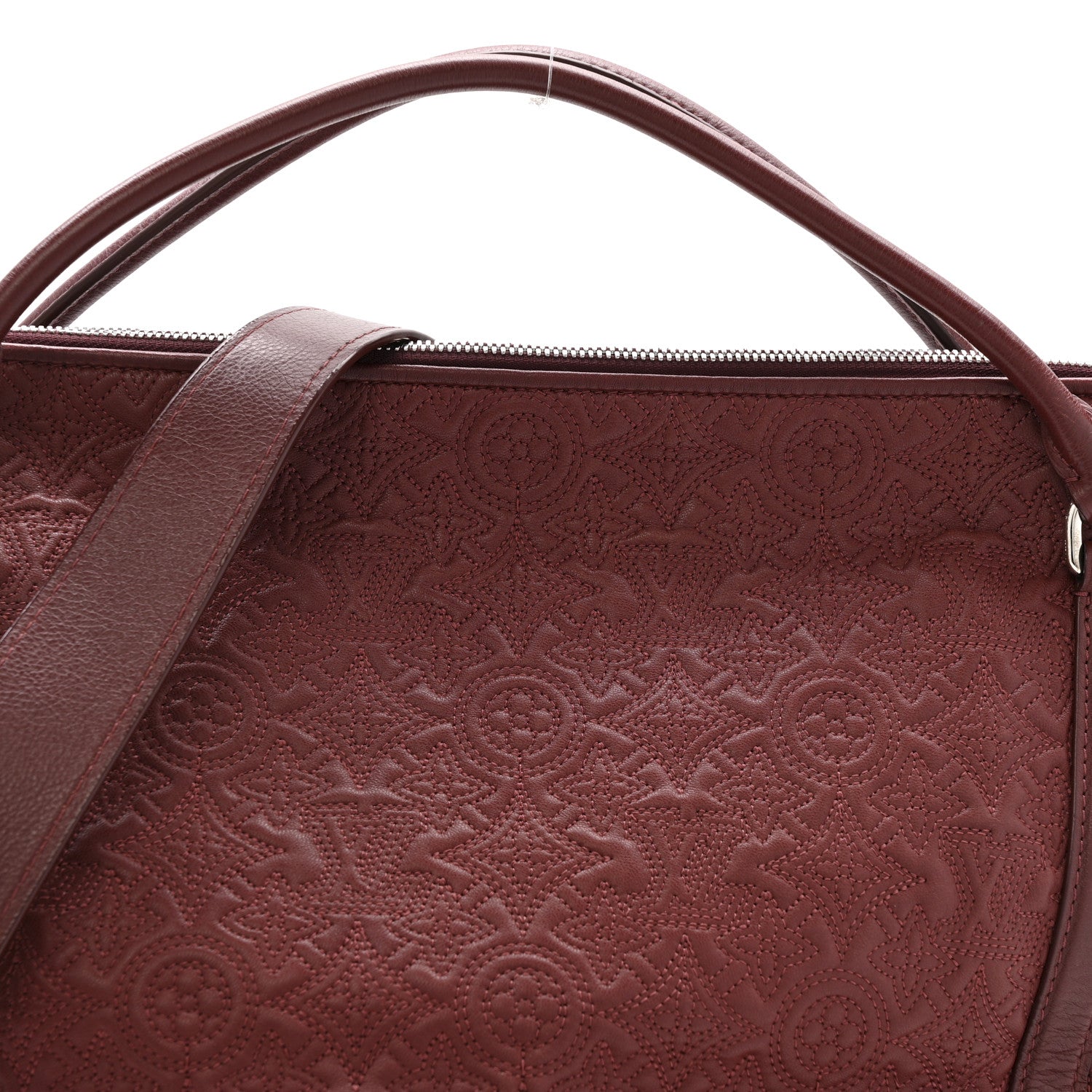 Louis Vuitton Monogram Lambskin Antheia Ixia MM Fuchsia 7 of 11