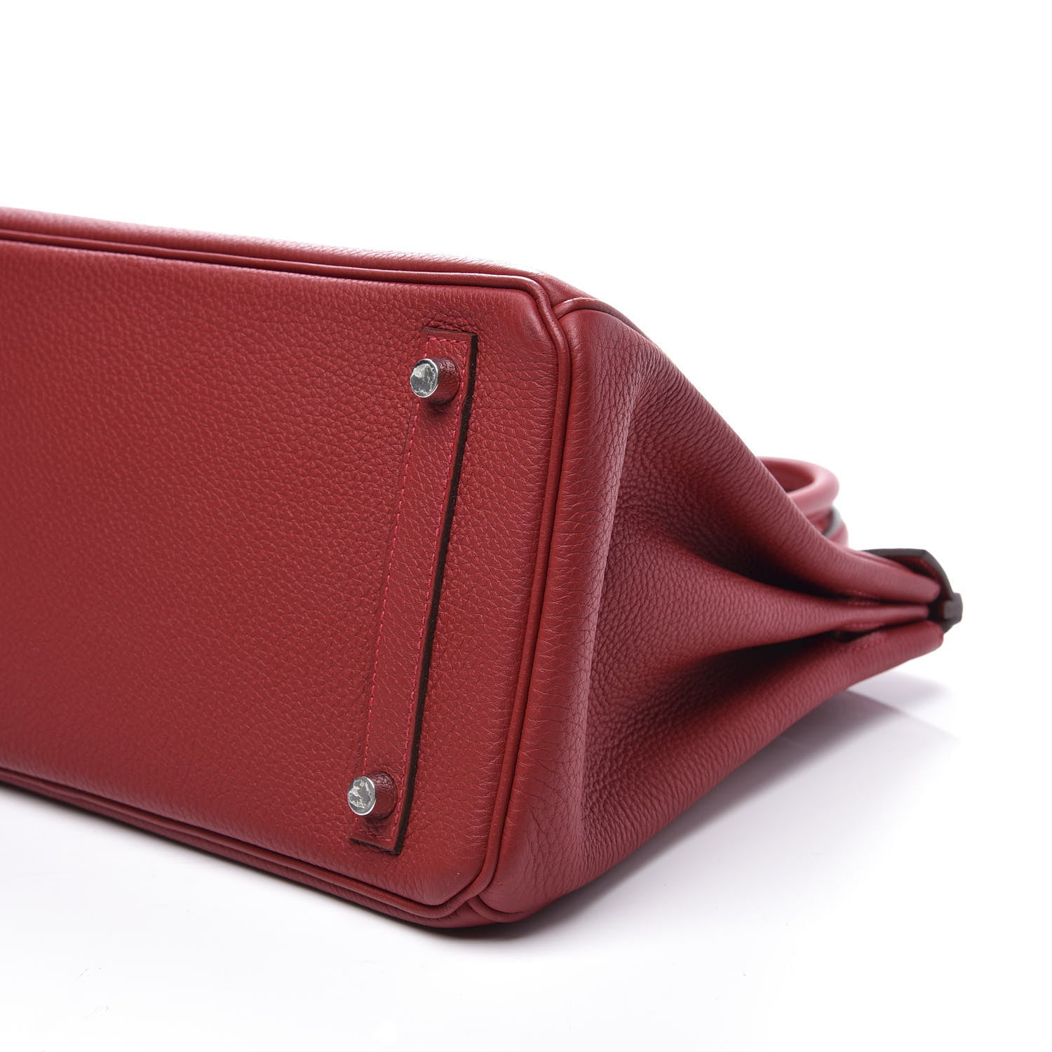 Hermes Taurillon Maurice Birkin 30 Rouge Vif 11 of 17
