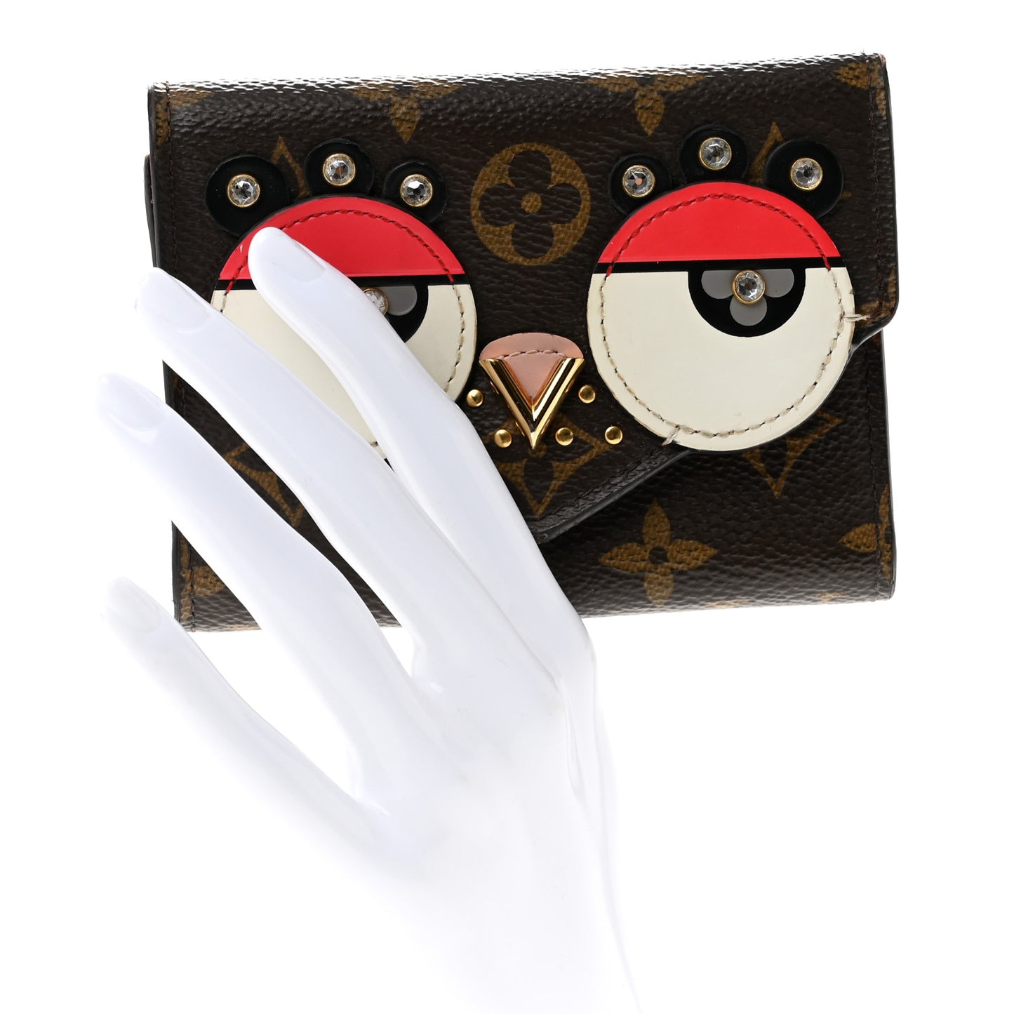 Monogram Valentines Bird Victorine Wallet