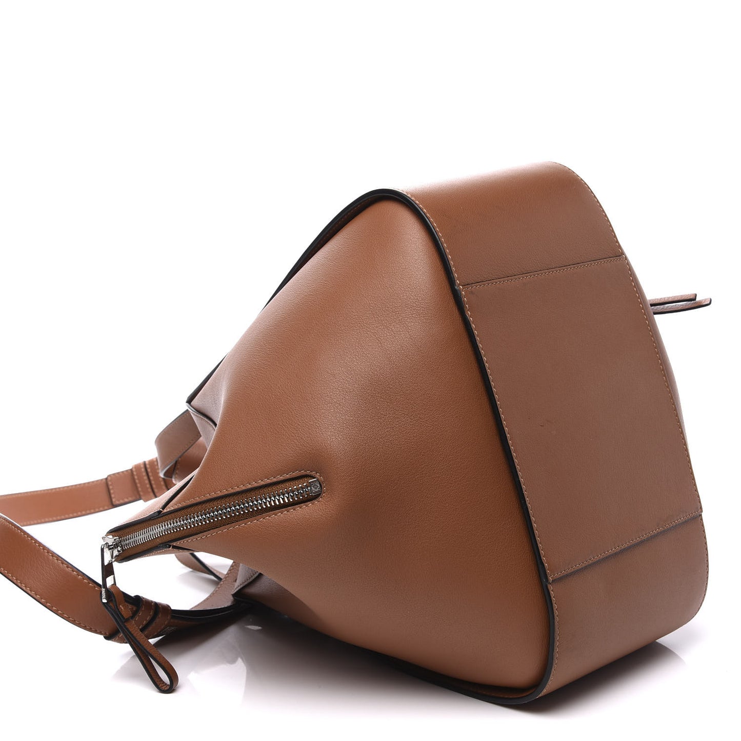 Calfskin Small Hammock Shoulder Bag Tan