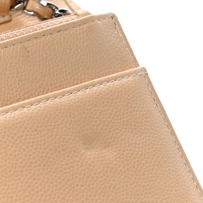 Chanel Caviar Sevruga Wallet on Chain WOC Beige 12 of 16