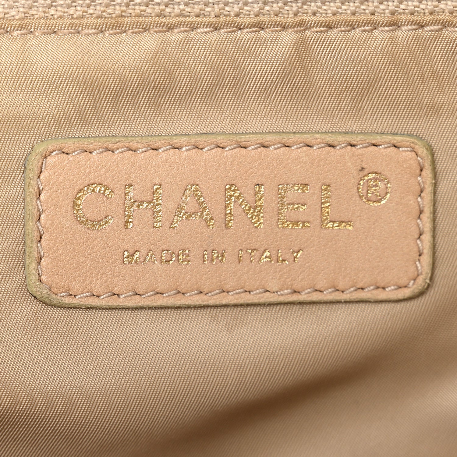 Chanel Nylon Printed Quilted Accordion Flap Black Gold 6 of 13