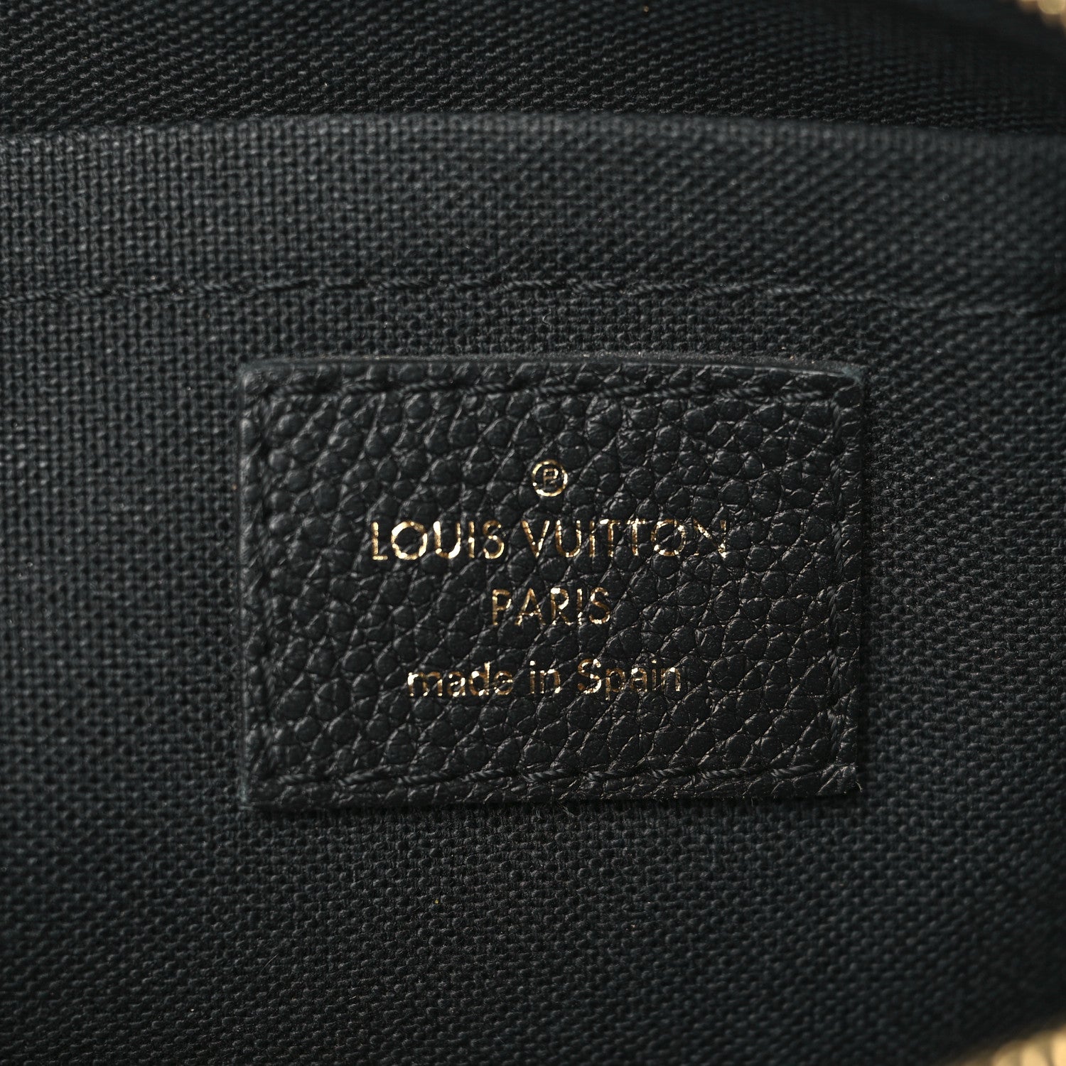 Louis Vuitton Monogram Pallas Clutch Black 6 of 9