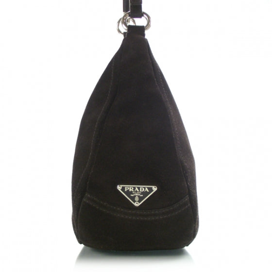 Suede Scamosciato Shoulder Bag Brown