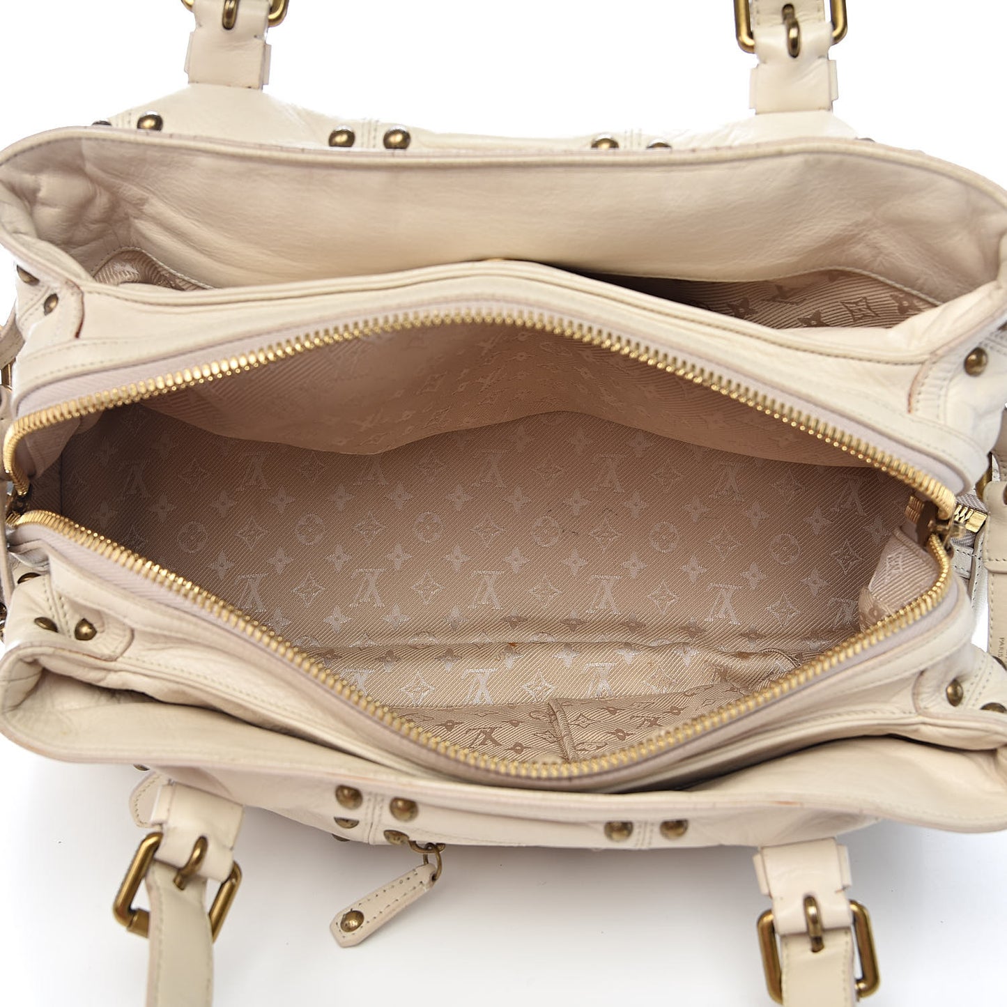 Lambskin Riveting White