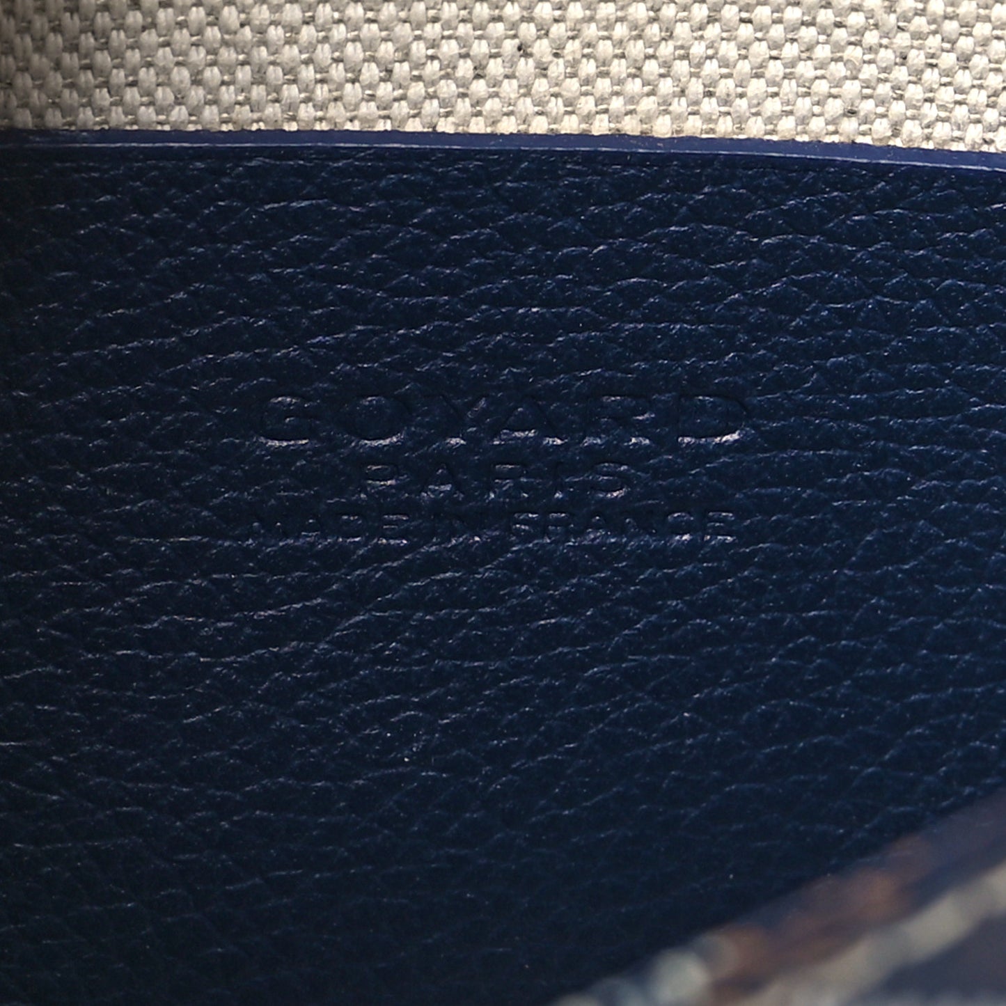 Goyardine Plumet Wallet Clutch Navy