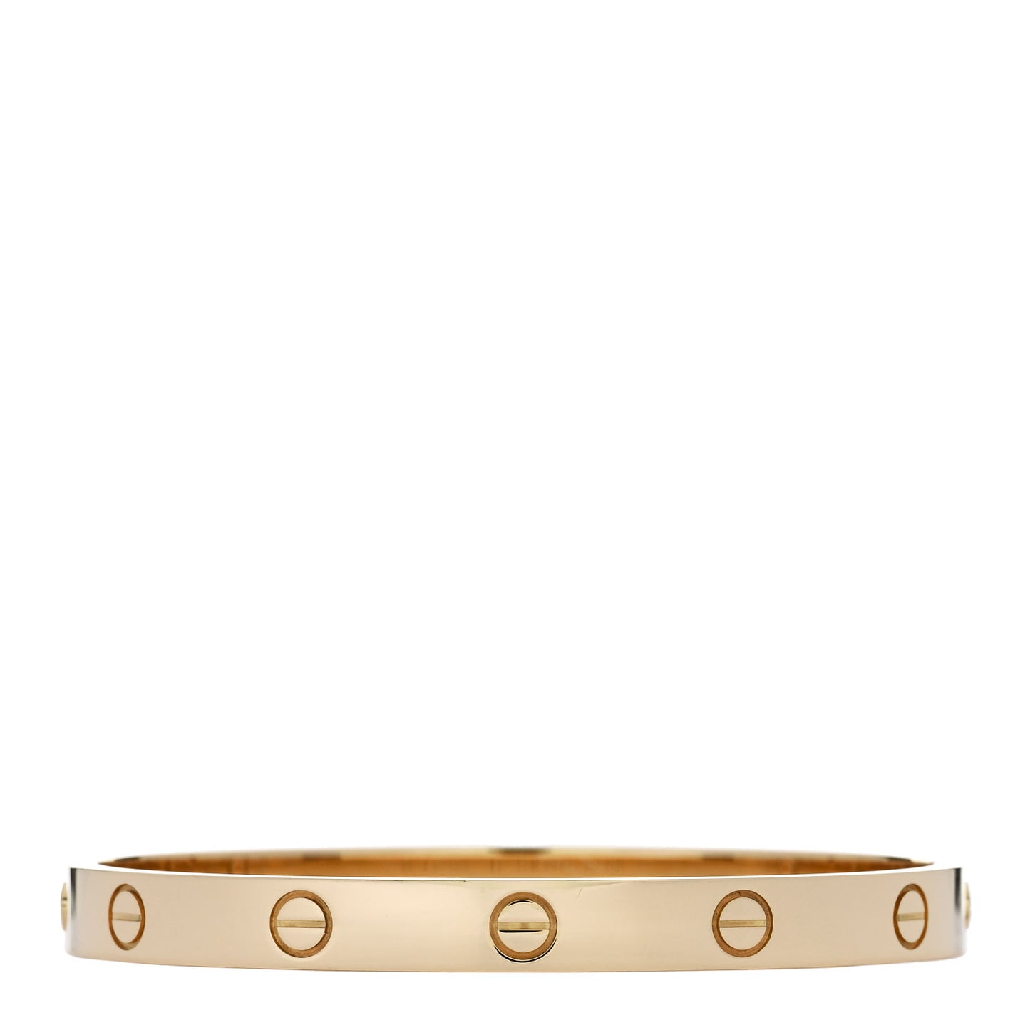 18K Yellow Gold LOVE Bracelet 17