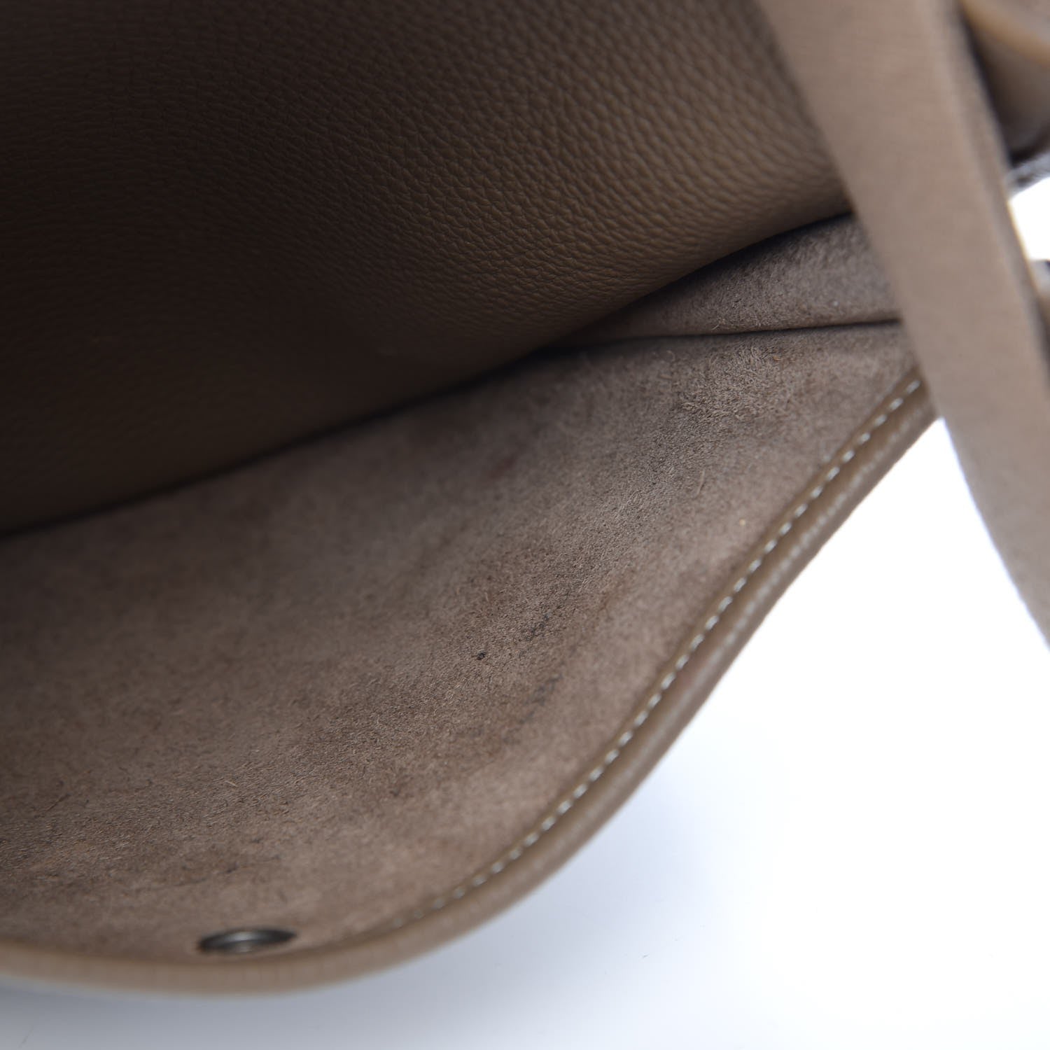 Hermes Taurillon Clemence Evelyne III PM Etoupe 29 of 30