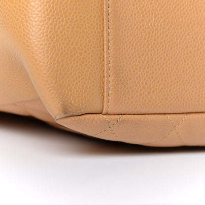 Chanel Caviar Quilted Grand Shopping Tote GST Beige 16 of 20