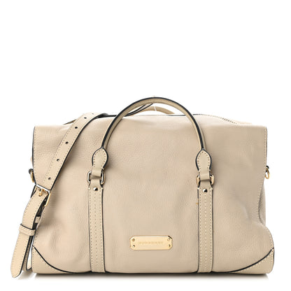 Burberry Calfskin Satchel Limestone 1 of 14