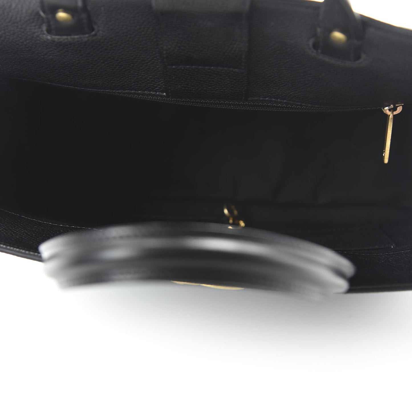 Caviar Small Shopping Tote Black