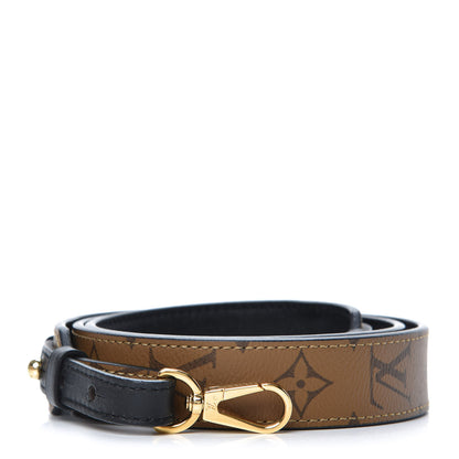 Louis Vuitton Reverse Monogram Bandouliere Shoulder Strap XL Black 1 of 5