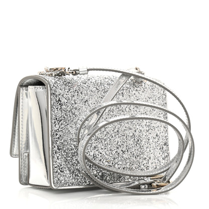 Salvatore Ferragamo Glitter Vara Bow Flap Crossbody Silver 3 of 7