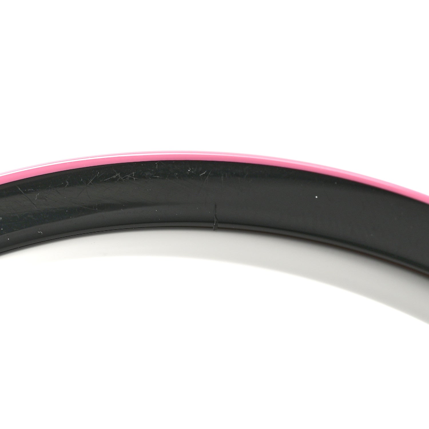 Chanel Resin Logo Choker Pink Black 7 of 7