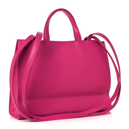Telfar Vegan Leather Medium Shopping Bag Pink 3 of 12