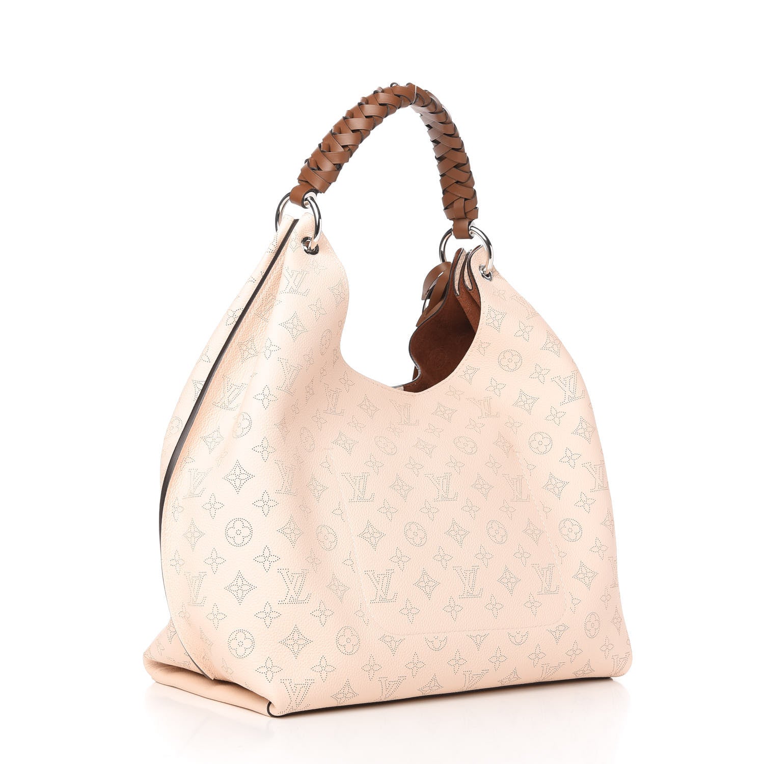 Louis Vuitton Mahina Carmel Hobo Creme 3 of 10