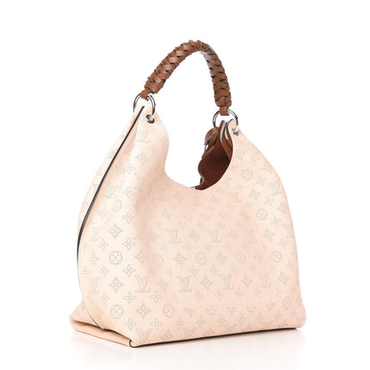 Louis Vuitton Mahina Carmel Hobo Creme 3 of 10