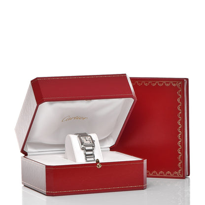 Cartier Stainless Steel 20mm Tank Francaise Quartz Watch 8 of 8