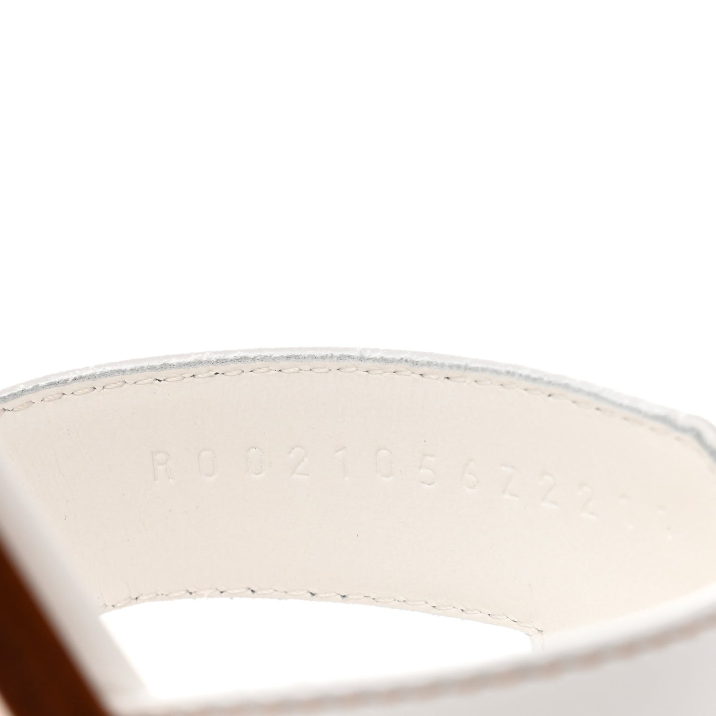 Box Calfskin Oran Sandals 39 White