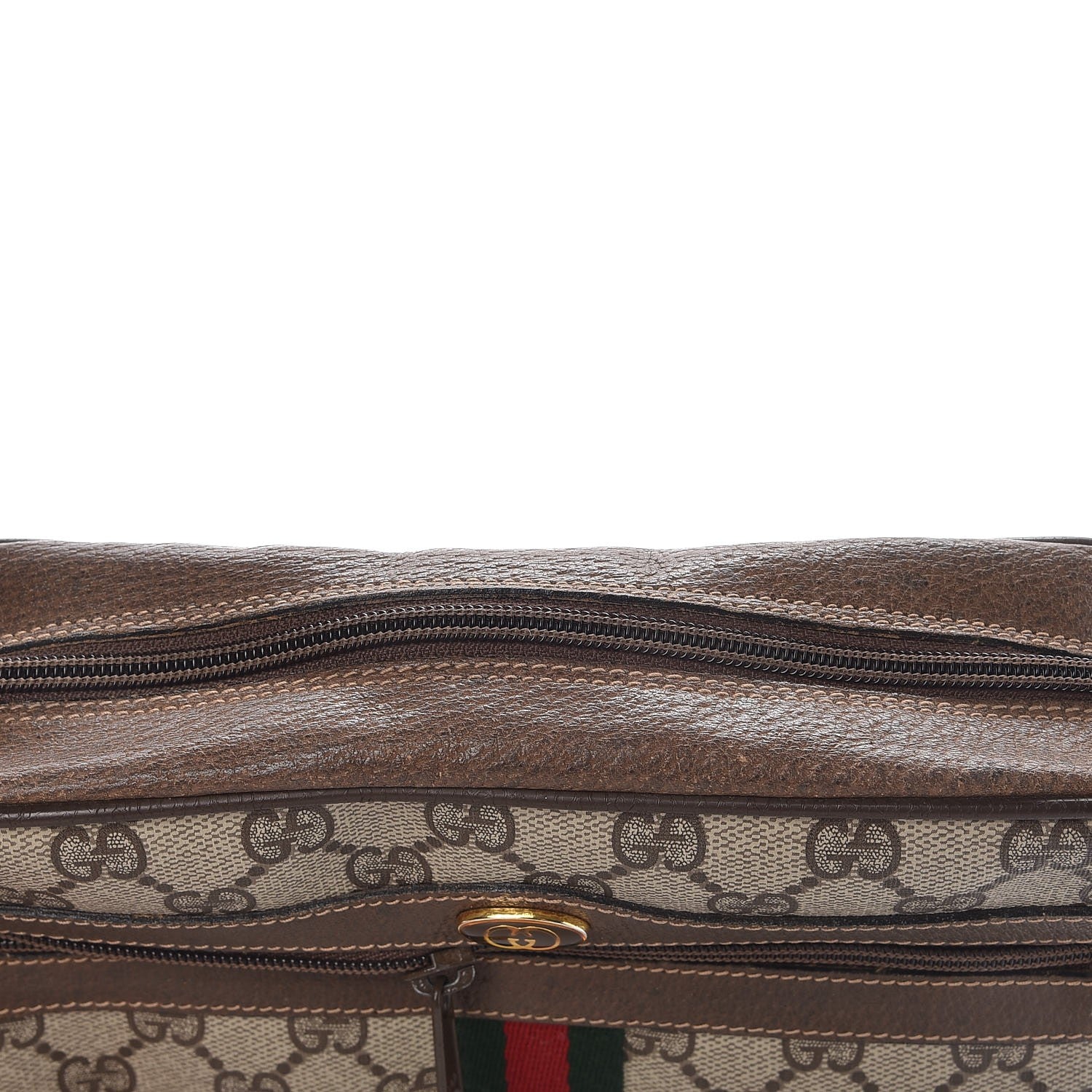 Gucci GG Plus Monogram Web Small Shoulder Bag Brown 13 of 13