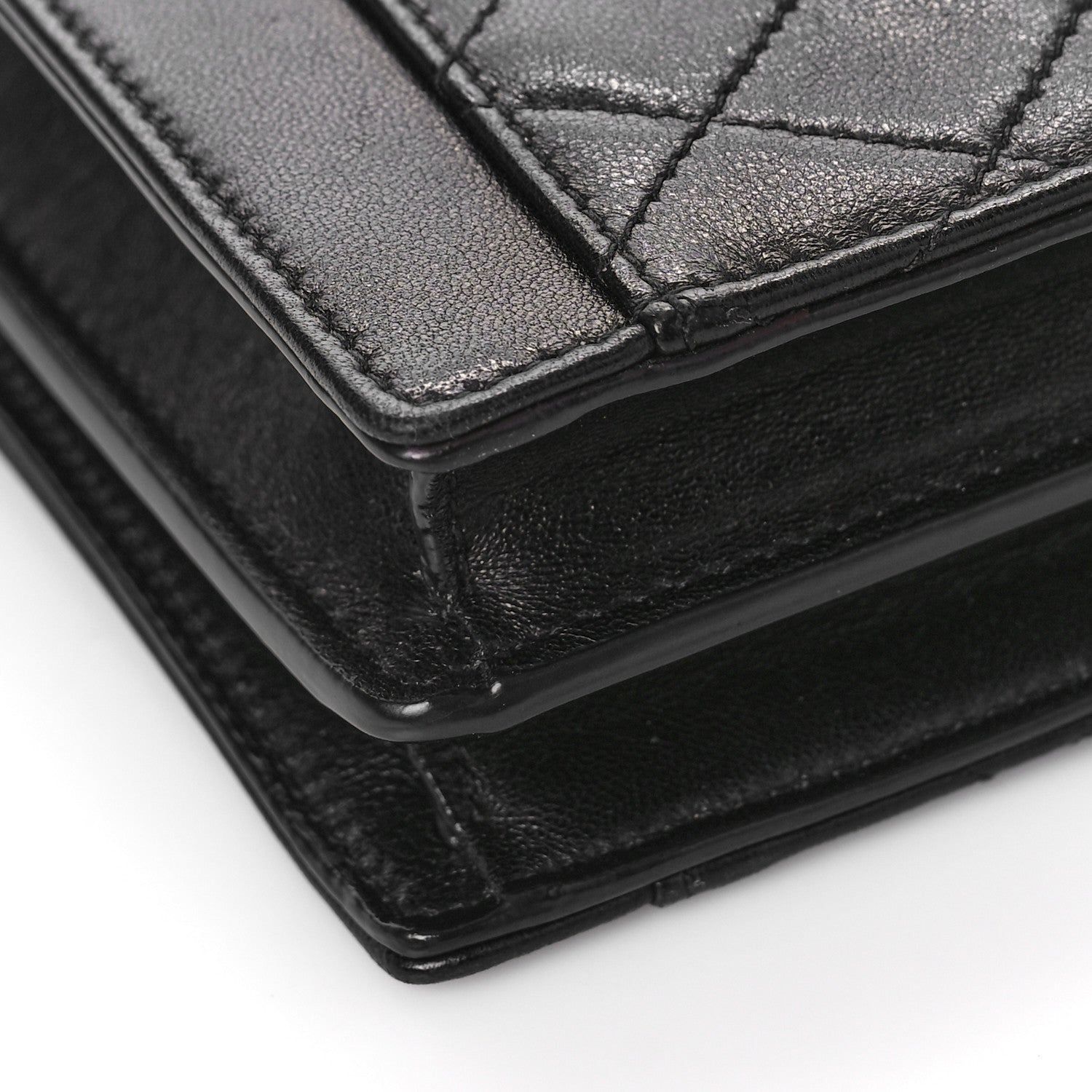 Saint Laurent Lambskin Quilted Mini Gaby Satchel Black 8 of 9