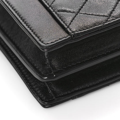Saint Laurent Lambskin Quilted Mini Gaby Satchel Black 8 of 9