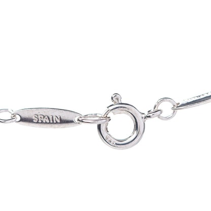 Tiffany Sterling Silver Elsa Peretti Letter "T" Pendant Necklace 5 of 9