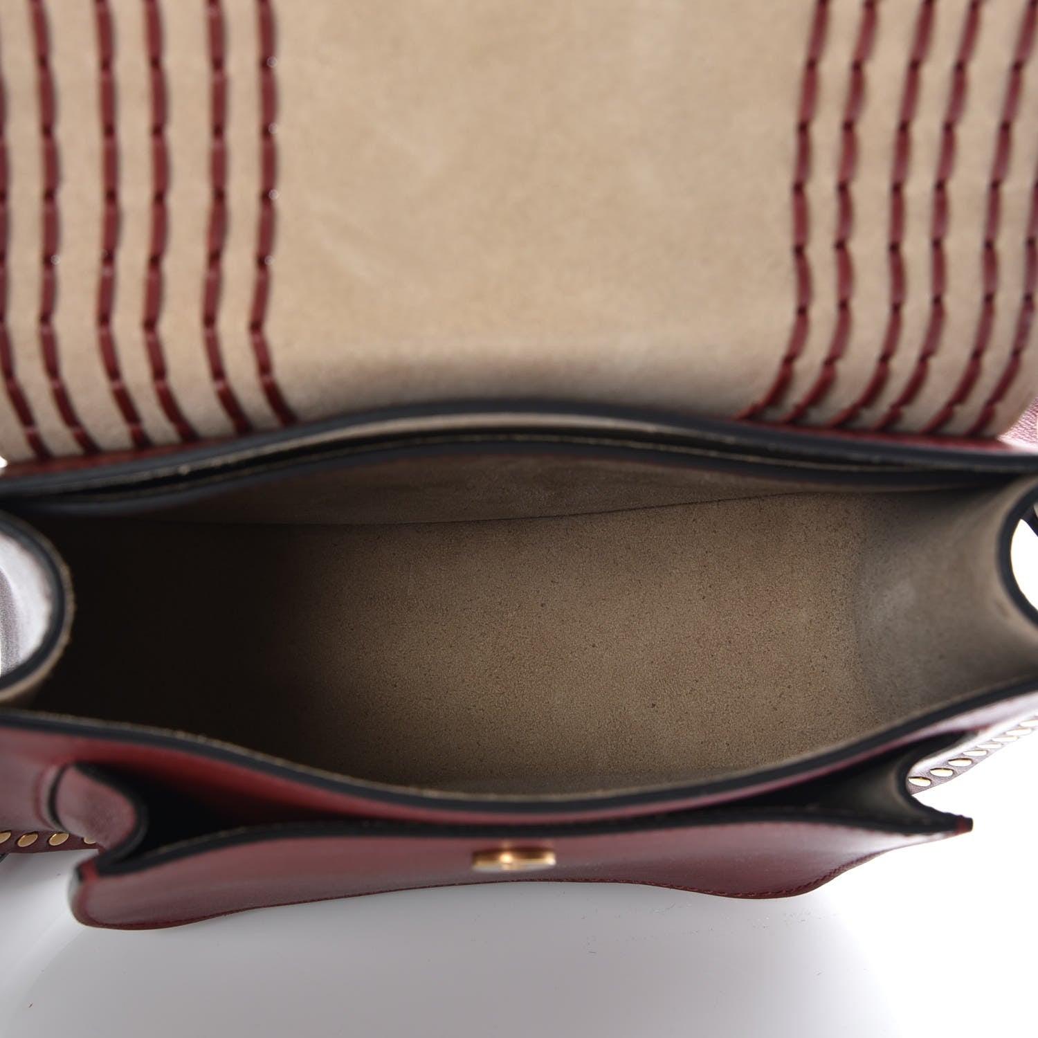Chloe Calfskin Braided Small Hudson Shoulder Bag Sienna Red 5 of 7
