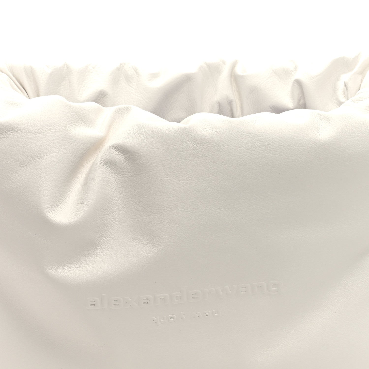 Alexander Wang Lambskin Small Ryan Puffer Bag White 7 of 9