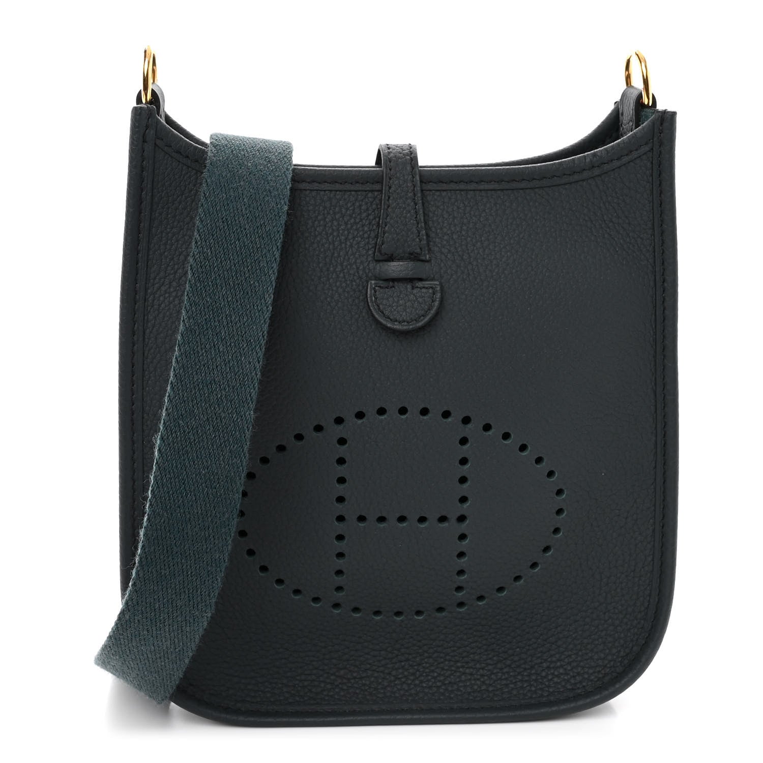 Hermes Taurillon Maurice Amazone Evelyne TPM Vert Cypress 1 of 11