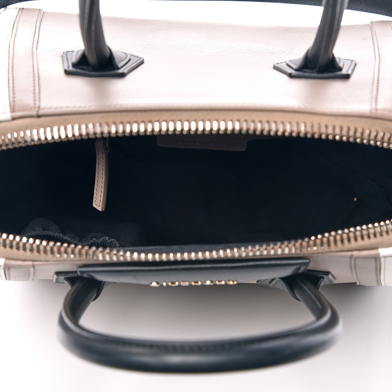 Givenchy Calfskin Small Tri-Color Antigona Beige Black White 7 of 15