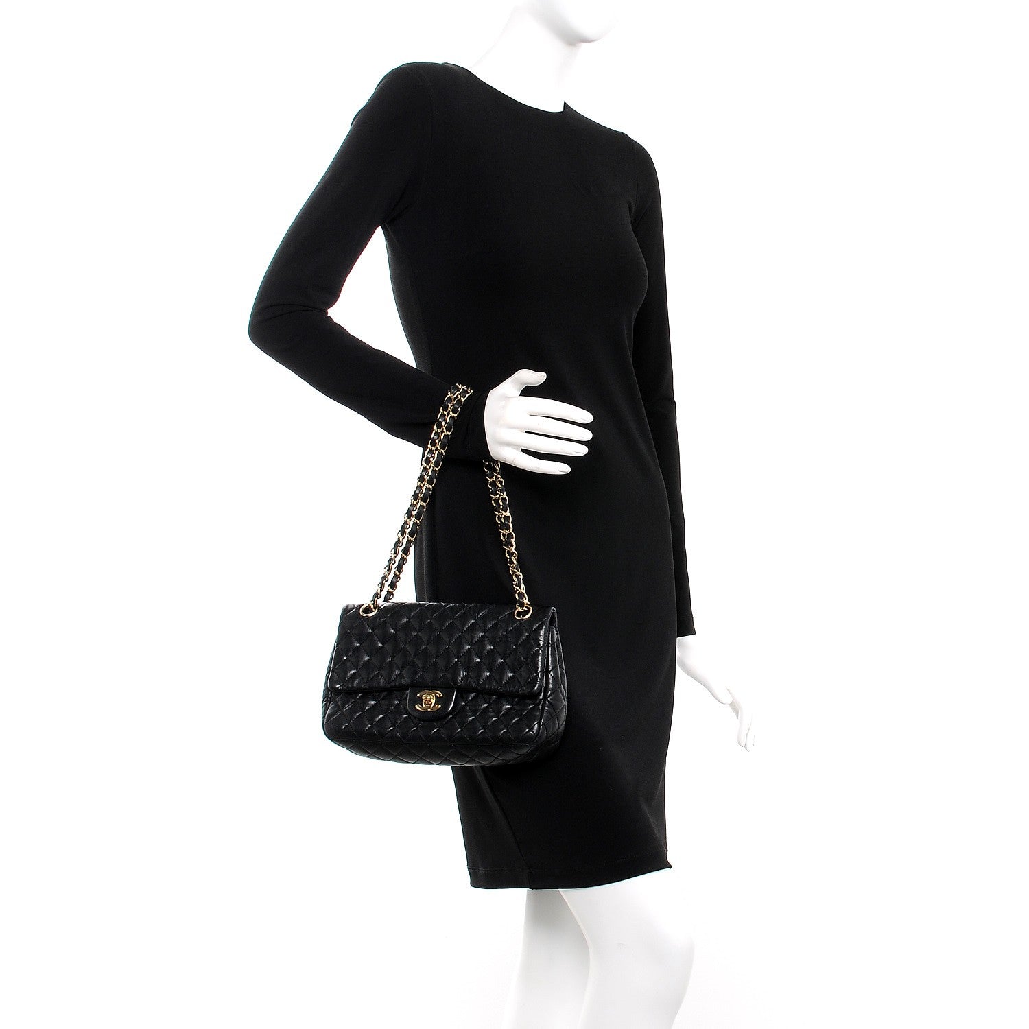 Chanel Lambskin Micro Quilted Small Single Flap Black 3 of 9