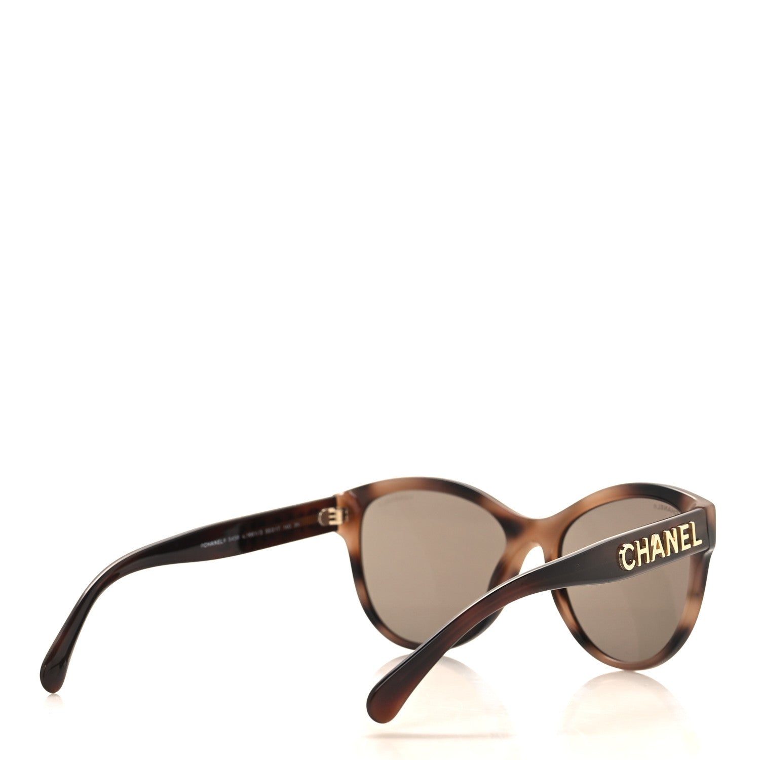 Chanel Acetate Pantos Logo Sunglasses 5458 Tortoise Brown 4 of 8