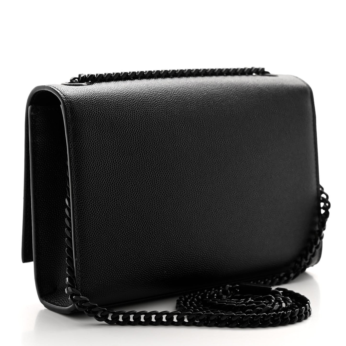 Grain De Poudre Small Monogram Monochrome Kate Satchel Black