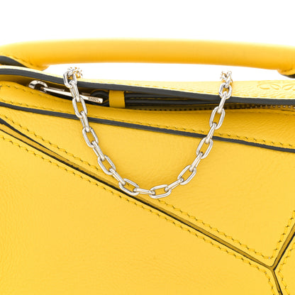 Loewe Calfskin Nano Puzzle Bag Yellow 8 of 12