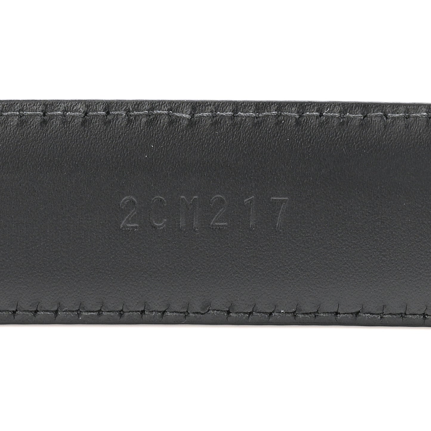Saffiano Triangle Belt 100 40 Black