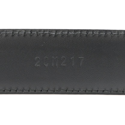 Prada Saffiano Triangle Belt 100 40 Black 6 of 8