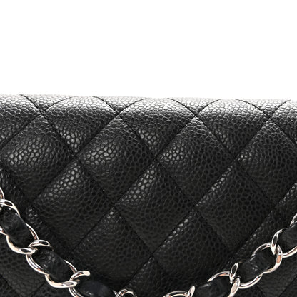 Chanel Caviar Quilted Medium Double Flap Black 8 of 10