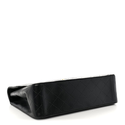 Chanel Lambskin Quilted XL Jumbo Single Flap Black 4 of 13