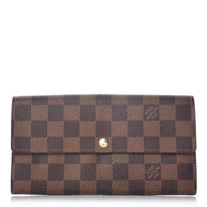 Louis Vuitton Damier Ebene Sarah Wallet 1 of 8