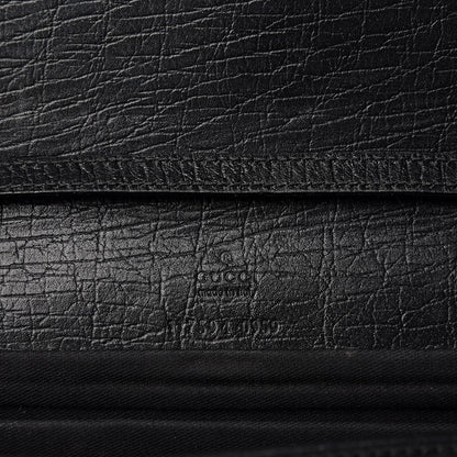 Gucci Monogram Bamboo Bar Clutch Black 8 of 10