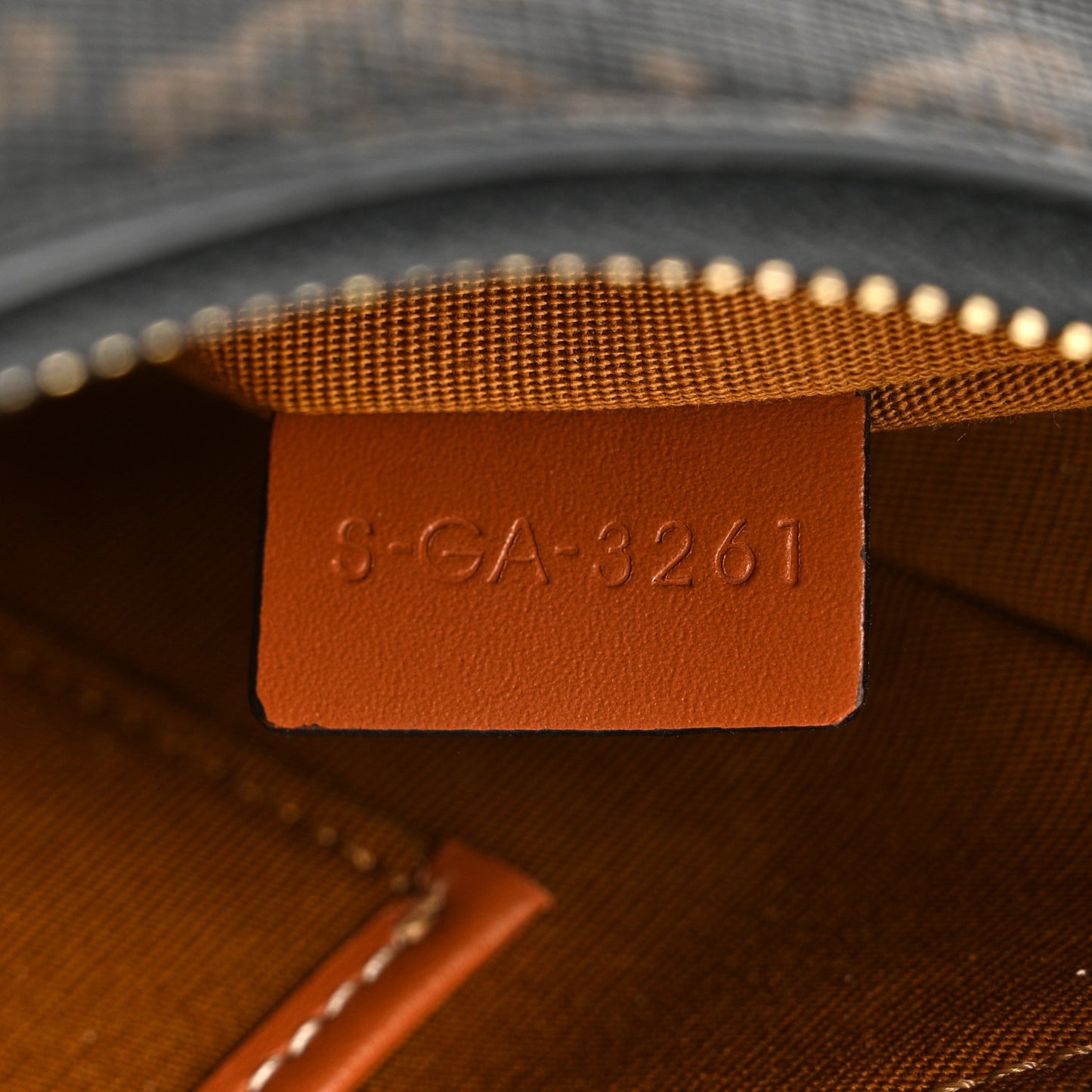 Triomphe Canvas Calfskin Ava Shoulder Bag Tan