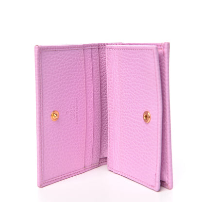 Gucci Dollar Calfskin Bosco Card Case Wallet Malva 5 of 12