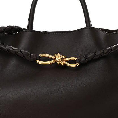 Bottega Veneta Silky Calfskin Medium Andiamo Shoulder Bag Fondant 7 of 9