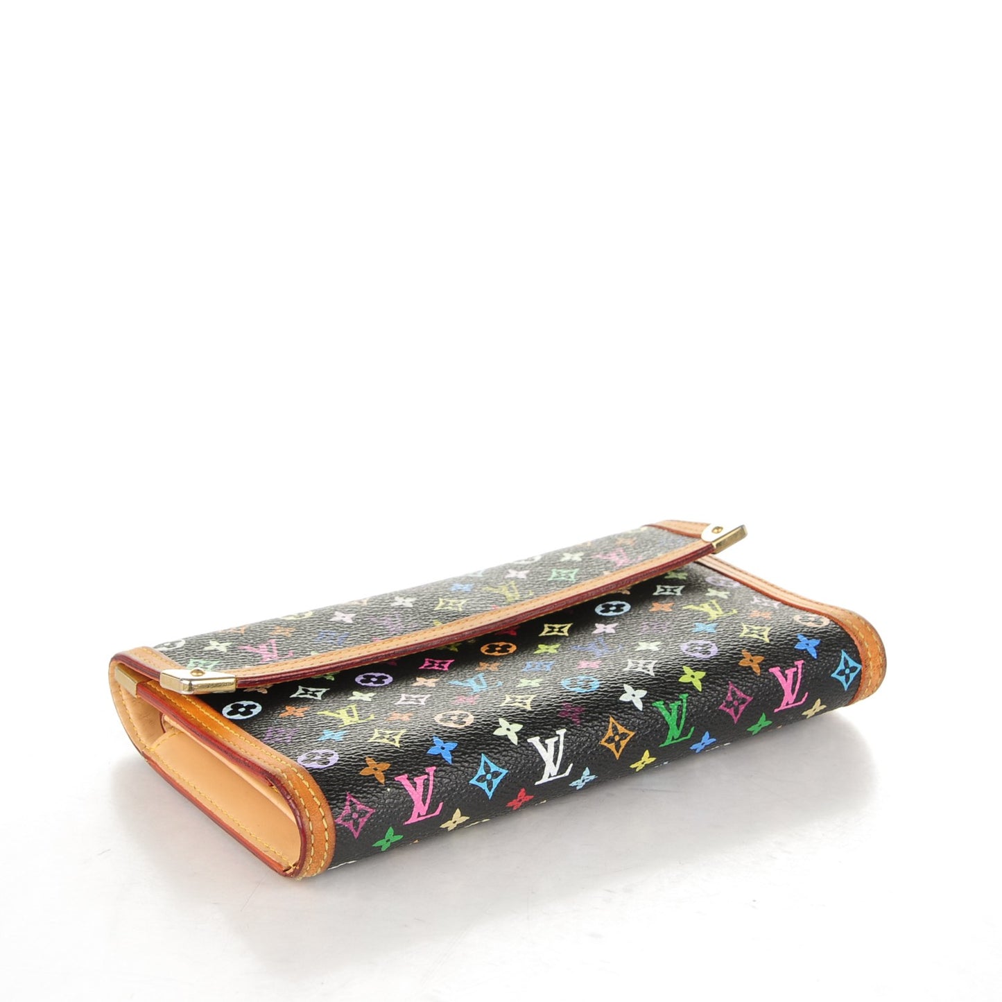 Monogram Multicolor Porte Tresor International Wallet Black