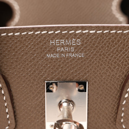 Hermes Epsom Birkin Sellier 25 Etoupe 6 of 11